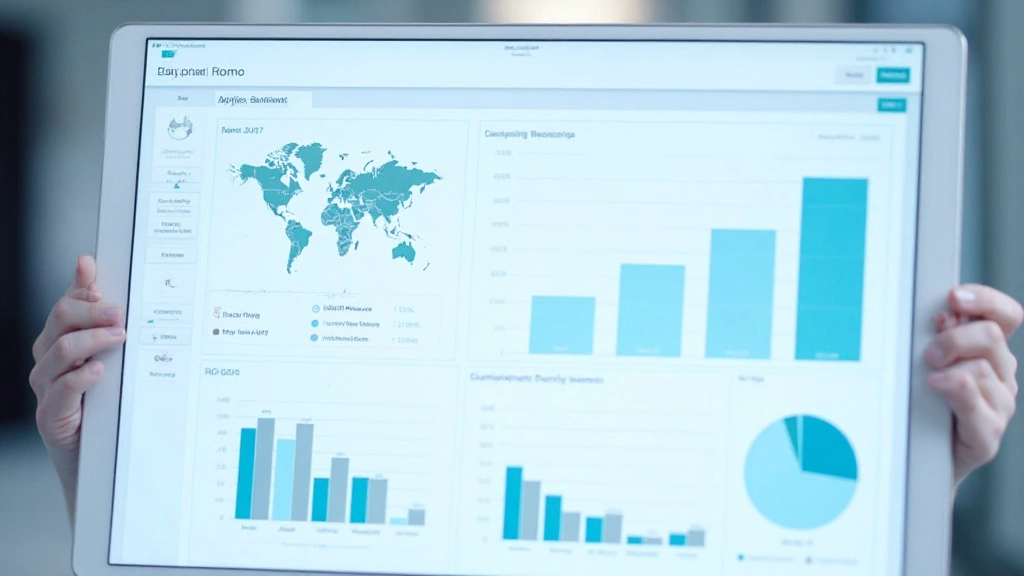 Analytics dashboard with data visualization