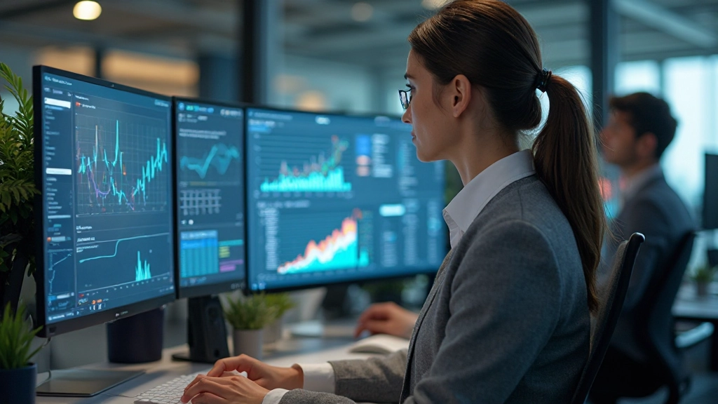 Designer werkt aan accessible interface design met kleurcontrast testen en keyboard navigatie richtlijnen op scherm